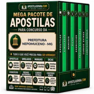 Apostila para Prefeitura Nepomuceno - MG