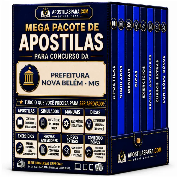 Apostila para Prefeitura Nova Belém - MG