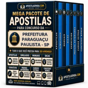 Apostila para Prefeitura Paraguaçu Paulista - SP