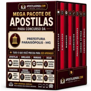 Apostila para Prefeitura Paraisópolis - MG