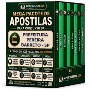 Apostila para Prefeitura Pereira Barreto - SP