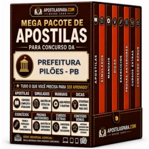 Apostila para Prefeitura Pilões - PB