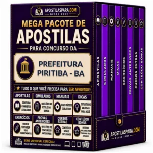 Apostila para Prefeitura Piritiba - BA
