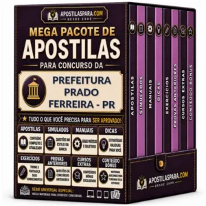 Apostila para Prefeitura Prado Ferreira - PR