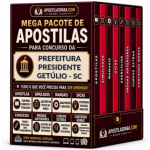 Apostila para Prefeitura Presidente Getúlio - SC