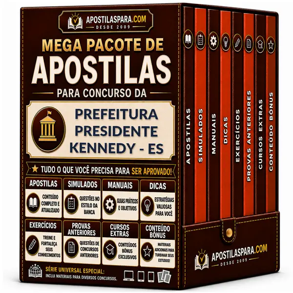 Apostila para Prefeitura Presidente Kennedy - ES
