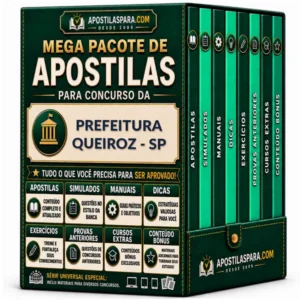 Apostila para Prefeitura Queiroz - SP