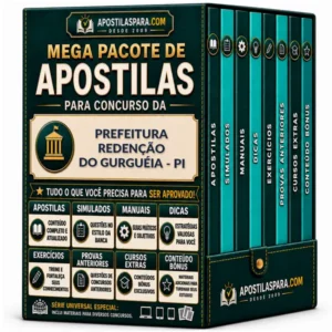 Apostila para Prefeitura Redenção do Gurguéia - PI