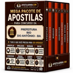 Apostila para Prefeitura Rio do Antônio - BA