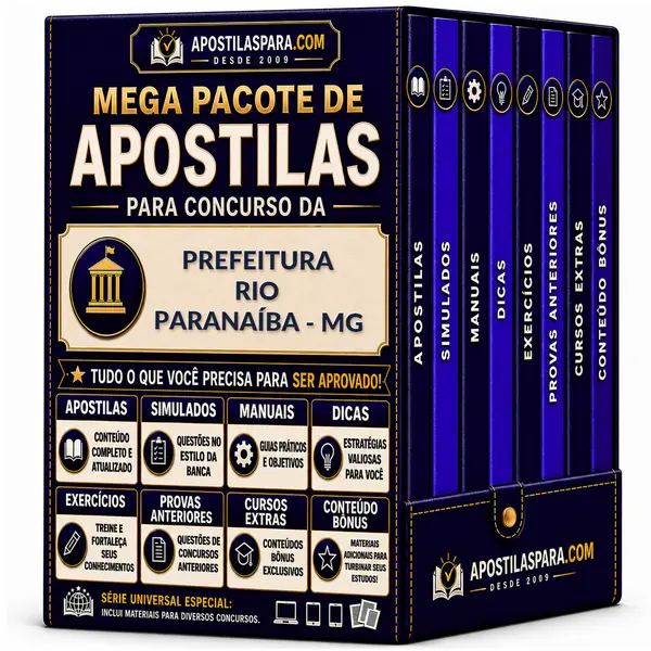 Apostila para Prefeitura Rio Paranaíba - MG