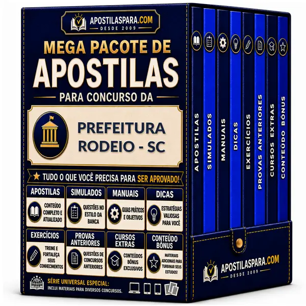 Apostila para Prefeitura Rodeio - SC