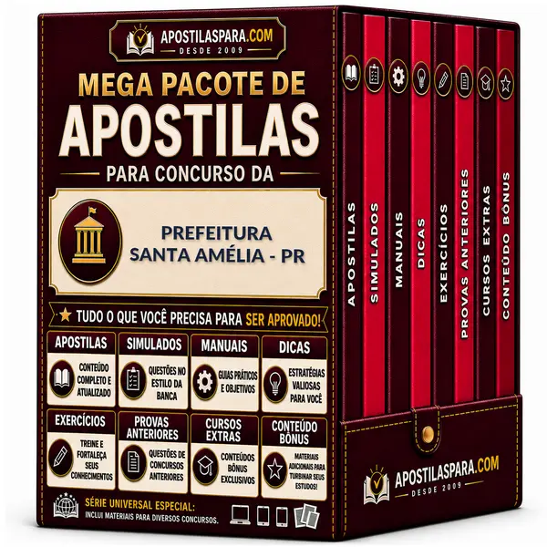 Apostila para Prefeitura Santa Amélia - PR