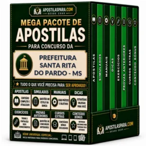 Apostila para Prefeitura Santa Rita do Pardo - MS