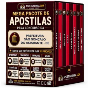 Apostila para Prefeitura São Gonçalo do Amarante - CE