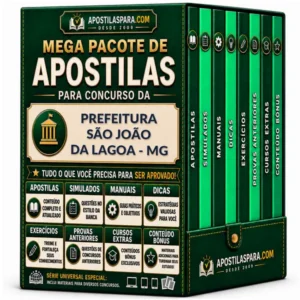 Apostila para Prefeitura São João da Lagoa - MG