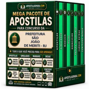 Apostila para Prefeitura São João de Meriti - RJ