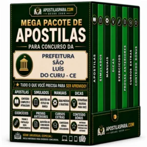 Apostila para Prefeitura São Luís do Curu - CE