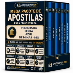 Apostila para Prefeitura Serra Azul de Minas - MG