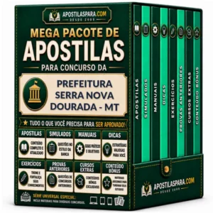 Apostila para Prefeitura Serra Nova Dourada - MT