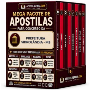 Apostila para Prefeitura Sidrolândia - MS