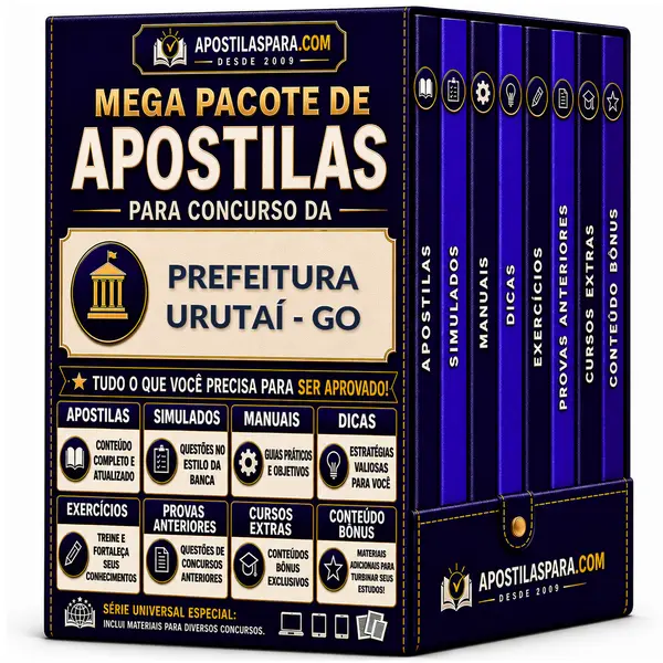 Apostila para Prefeitura Urutaí - GO
