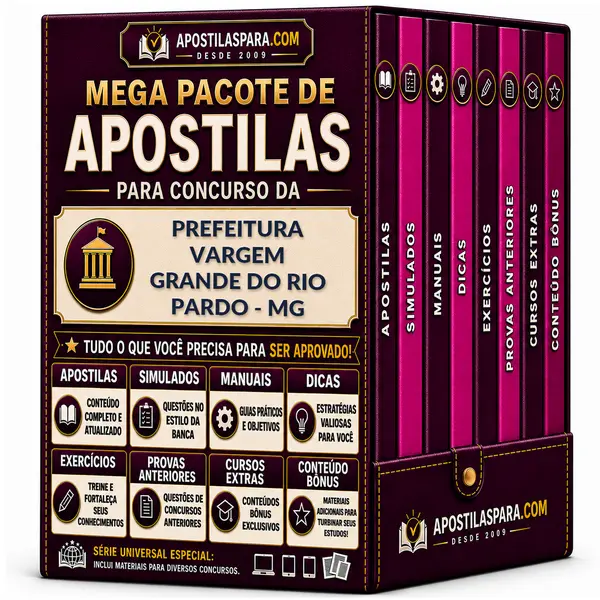 Apostila para Prefeitura Vargem Grande do Rio Pardo - MG