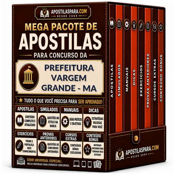 Apostila para Prefeitura Vargem Grande - MA