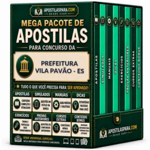 Apostila para Prefeitura Vila Pavão - ES