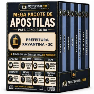 Apostila para Prefeitura Xavantina - SC