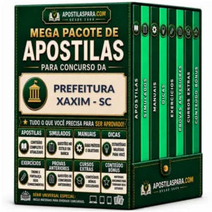 Apostila para Prefeitura Xaxim - SC