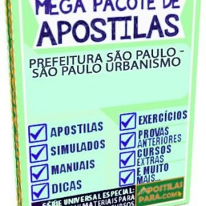 Apostila para Prefeitura São Paulo - São Paulo Urbanismo