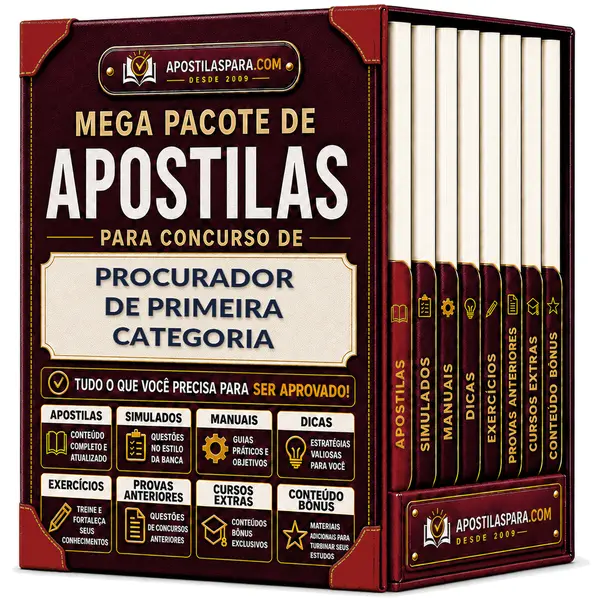 Apostila para Procurador de Primeira Categoria
