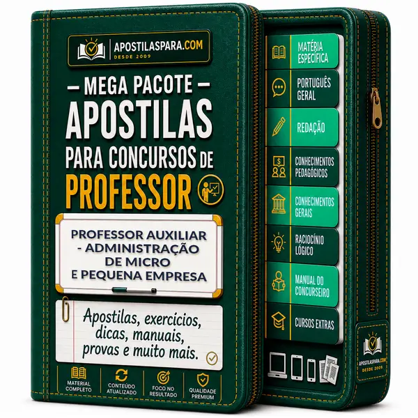 Apostila para Professor Auxiliar - Administração de Micro e Pequena Empresa