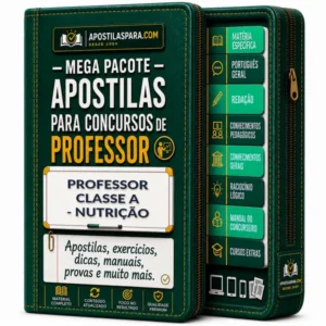 Apostila para Professor Classe A - Nutrição