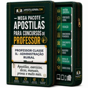 Apostila para Professor Classe SL - Administração Rural