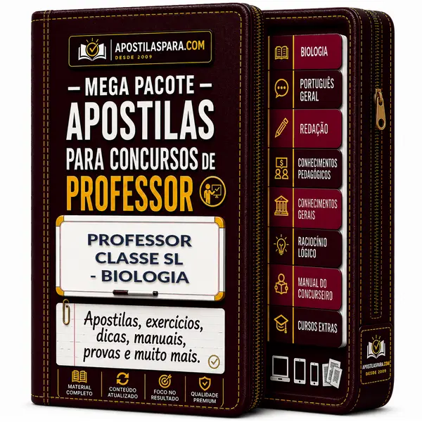 Apostila para Professor Classe SL - Biologia