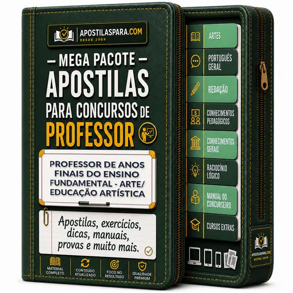 Apostila para Professor de Anos Finais do Ensino Fundamental - Arte/ Educação Artística