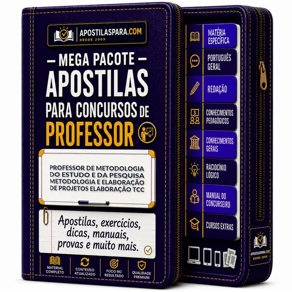 Apostila para Professor de Metodologia do Estudo e da Pesquisa Metodologia e Elaboração de Projetos Elaboração TCC