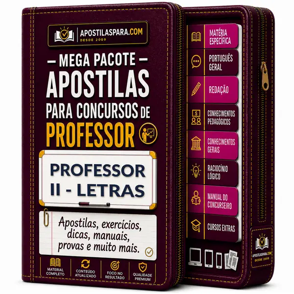 Apostila para Professor II - Letras