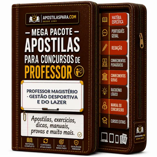 Apostila para Professor Magistério - Gestão Desportiva e do Lazer