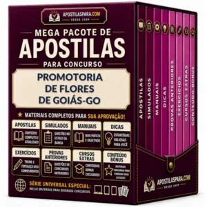Apostila para Promotoria de Flores de Goiás-GO