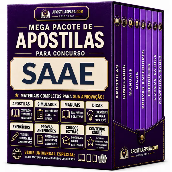 Apostila para SAAE - Prefeitura Chapada dos Guimarães-MT