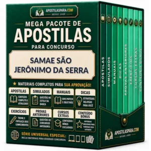 Apostila para SAMAE São Jerônimo da Serra