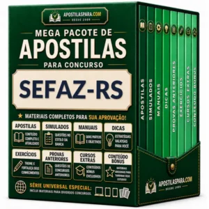 Apostila para SEFAZ-RS