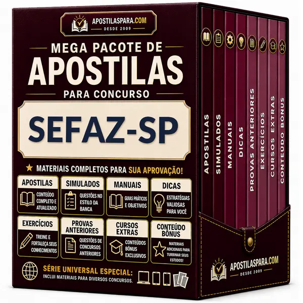 Apostila para SEFAZ-SP