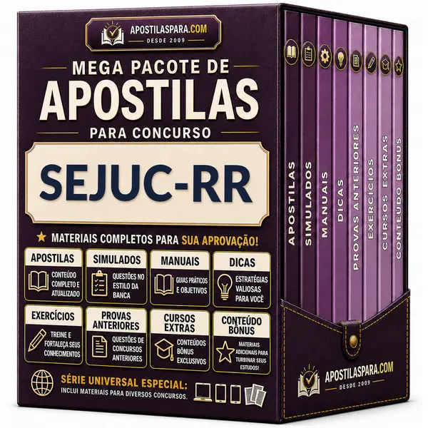 Apostila para SEJUC-RR