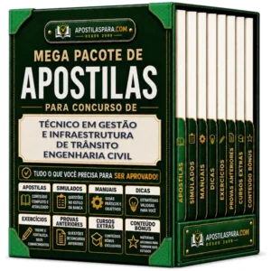 Apostila para Técnico em Gestão e Infraestrutura de Trânsito - Engenharia Civil