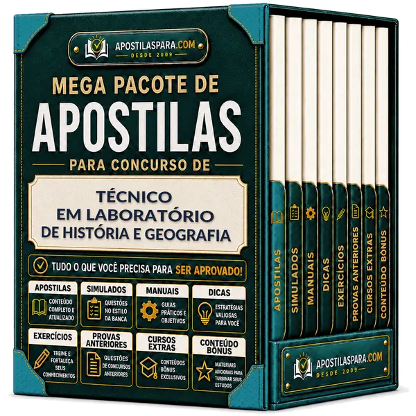 Apostila para Técnico em Laboratório de História e Geografia