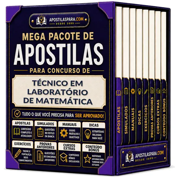 Apostila para Técnico em Laboratório de Matemática