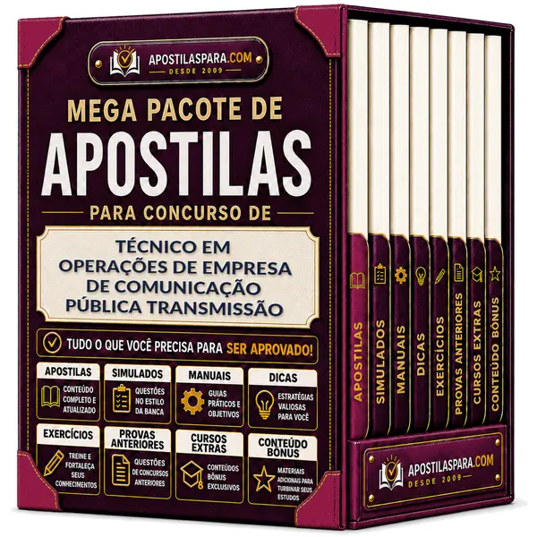Apostila para Técnico em Operações de Empresa de Comunicação Pública - Transmissão